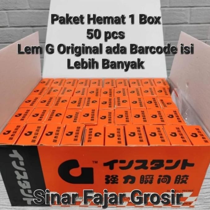 

Lem Tetes G / Lem G korea 1 box isi 50 pcs