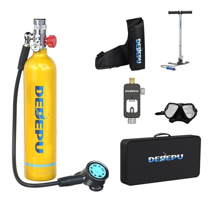 Andru Instrument Diving Scuba Tank Oxygen Tank Snorkeling Portable Lung For Under 15 25 Minutes Scub