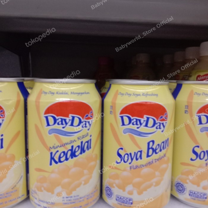 

Day Day SOYA BEAN minuman susu kedelai ( 1 dus isi 24 ) kaleng 300ml