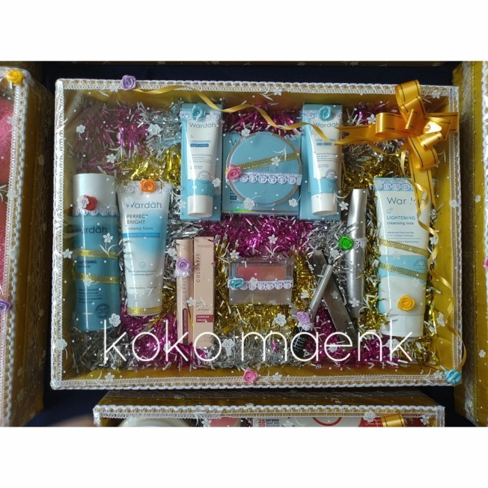Seserahan Hantaran Pernikahan 10 Perawatan Makeup Wardah Parsel