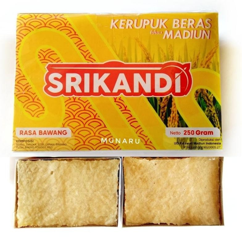 

NEW Kerupuk Puli Gendar Bawang Srikandi 250 gram Lempeng Beras Mentah MURAH BERKUALITAS