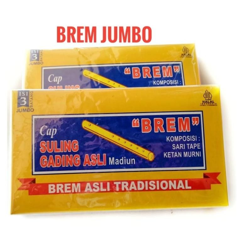 

NEW Brem Suling Gading Jumbo Asli Madiun MURAH BERKUALITAS