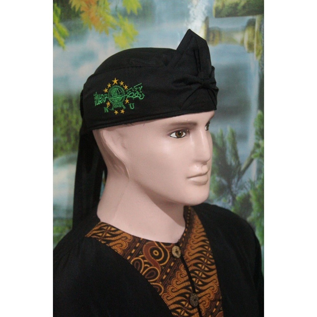 Ready Stok - Blankon Iket Sunda Jawa Atas Tutup Dewasa & Anak Nu (Hitam)