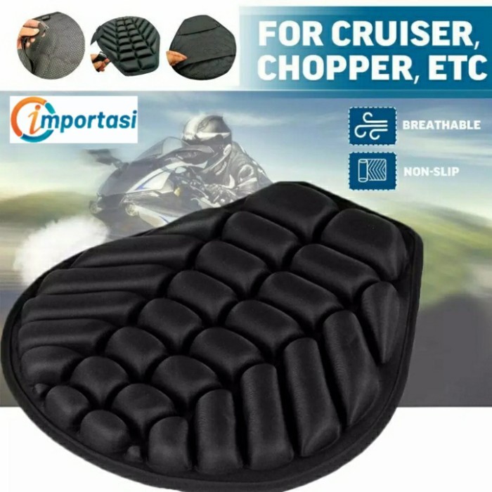 Universal Comfort Seat Cushion Gel Jok Motor 3D Bantal Alas Cover Jok