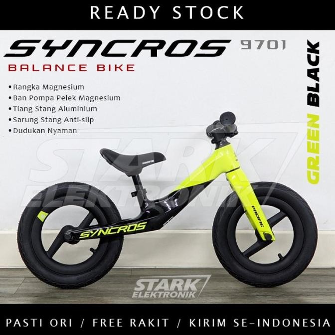 Balance Bike PACIFIC SYNCROS PC 9701 Push Bike Sepeda Anak Pacific