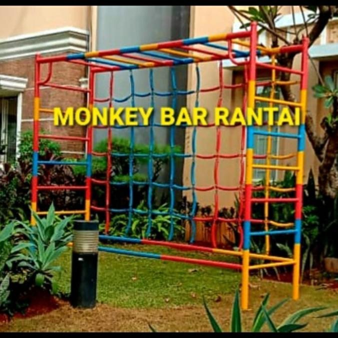 MONKEY BAR RANTAI. Arena Bermain Anak. Besi GALVANIS