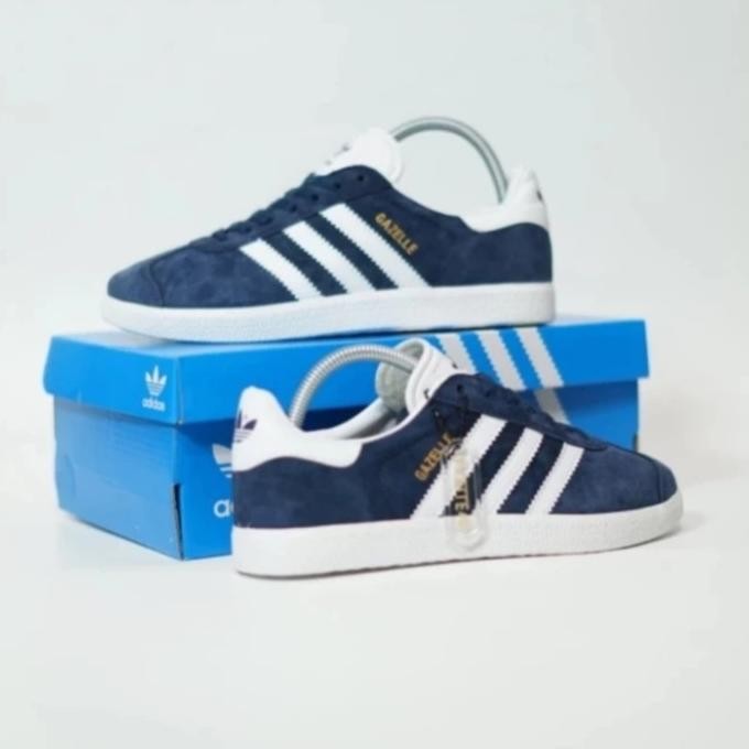 Sepatu Adidas Gazelle Indoor Navy White Original Vietnam Bnib Saena_Sar