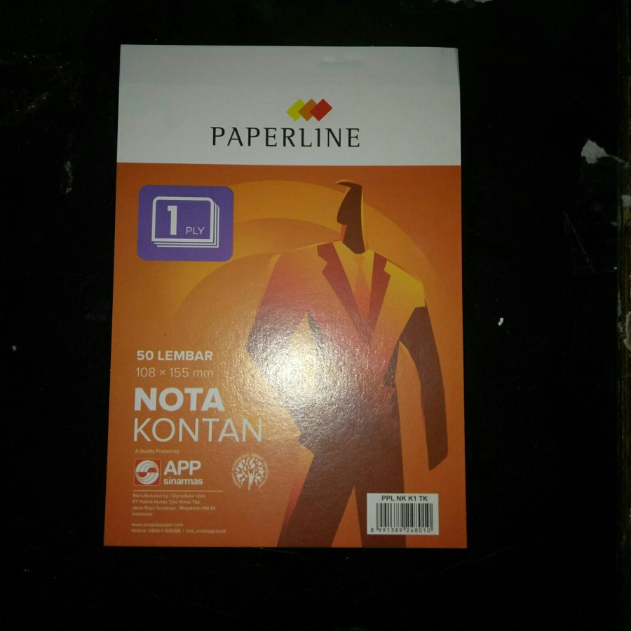 

NOTA KONTAN 1 PLY UK.108x155 mm