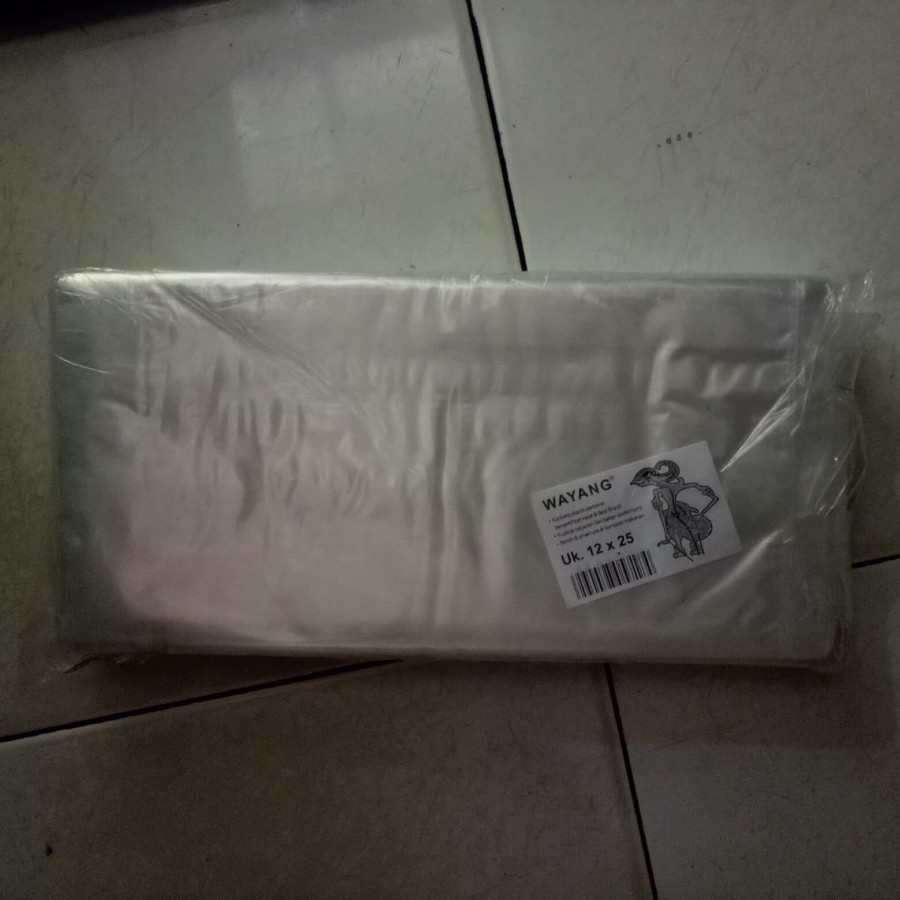 Plastik pp Cap Wayang Uk. 12x25