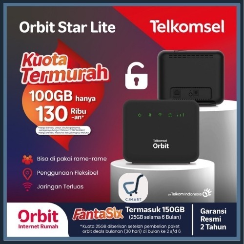 HKM0126 Orbit Star Lite Modem Router Wifi Free Telkomsel / HKM 0126