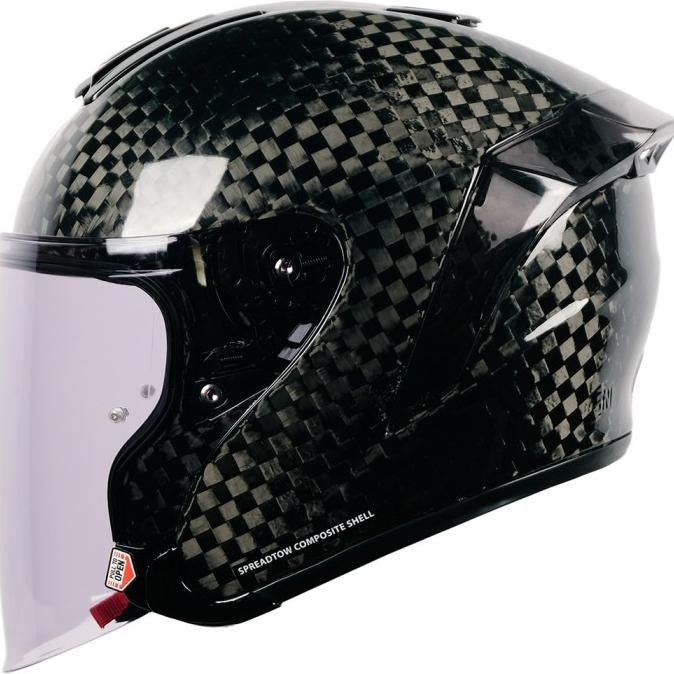 Njs Kairoz Carbon Spreadtow - Helm Half Face Marvinmelindo