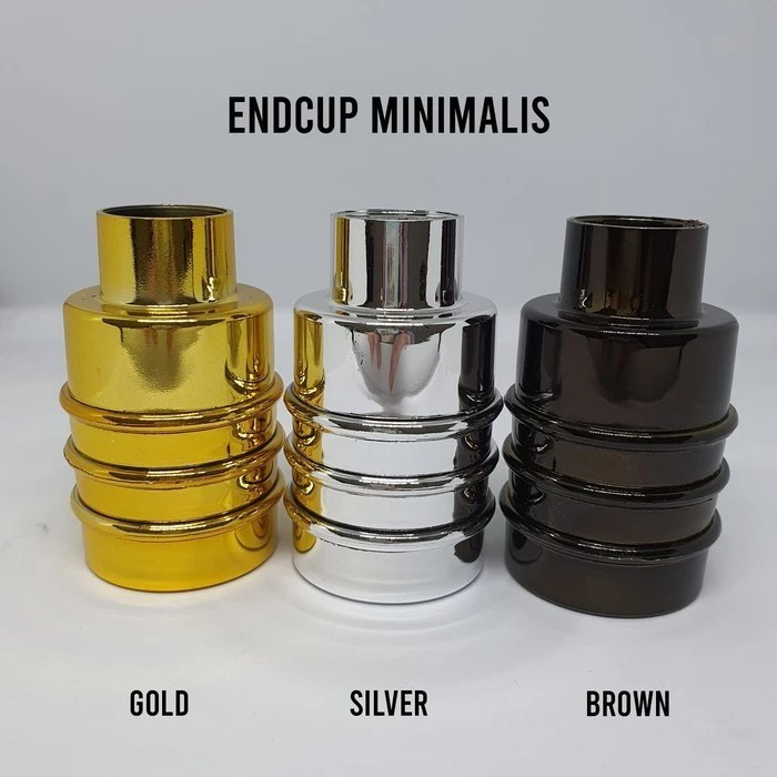 Tutup Batang Gorden Minimalis, End Cup Minimalis , Aksesoris Gorden