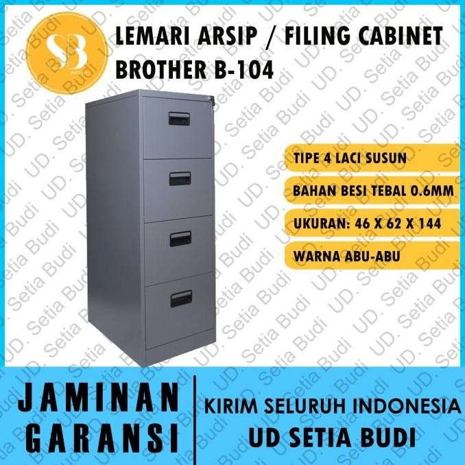 

TERBARU - Filling Cabinet Lemari Arsip Besi Brother B-104
