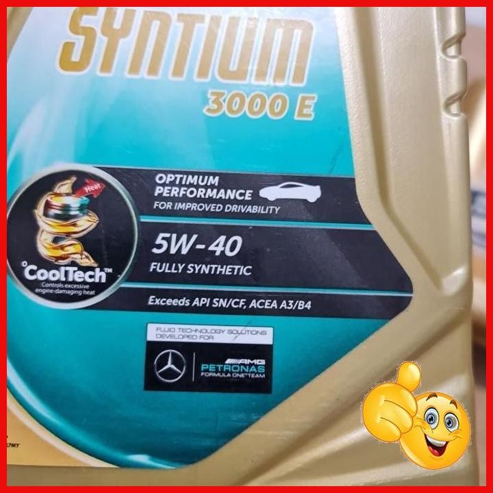 [STG] OIL PETRONAS SYNTIUM 3000 E SAE 5W-40 FULL SYNTHETIC ORI AMG PETRONAS