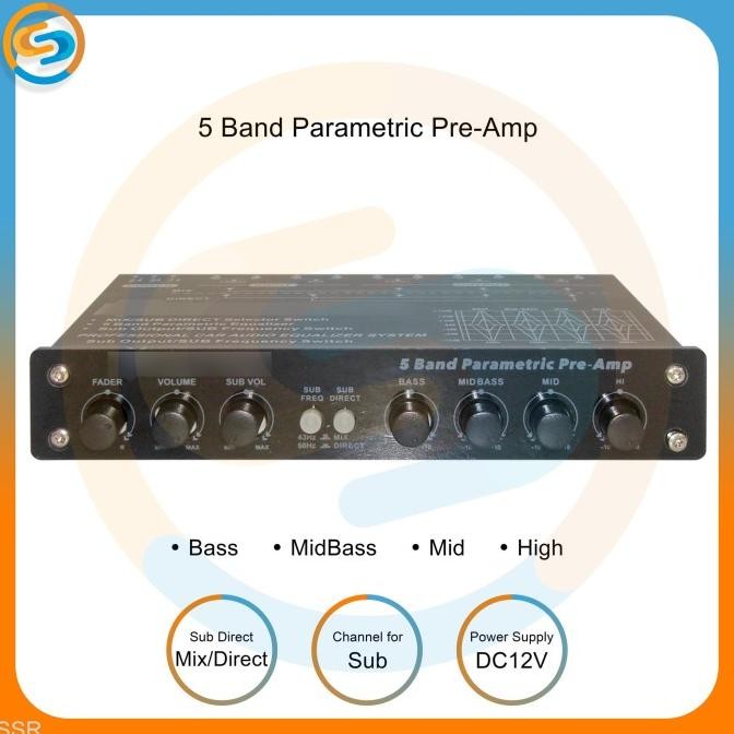 parametrik Pre amp - parametric digital karaoke car audio system ssr