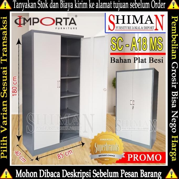 

TERMURAH - Lemari Cabinet Besi Importa SC A18 MS