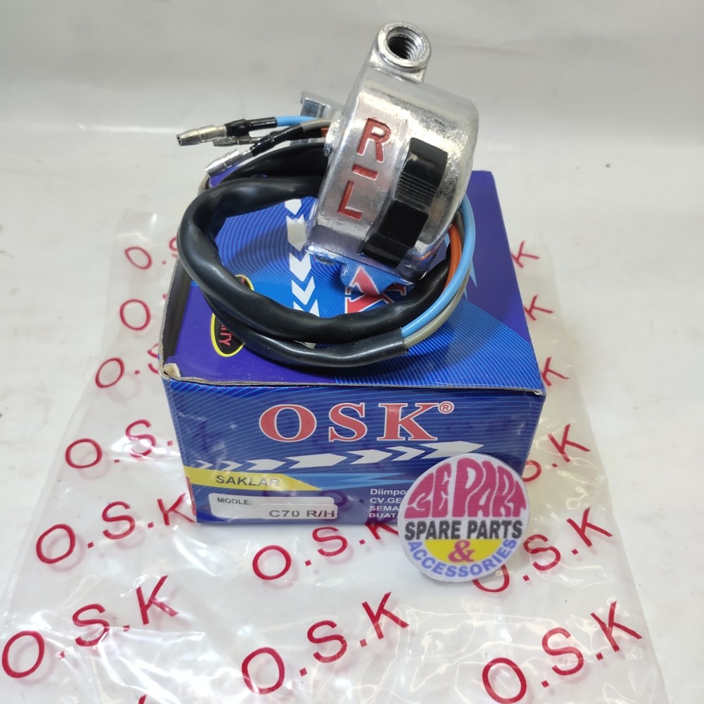 Saklar C70 MK2 KANAN Holder Lampu Honda C70 K2 Limited Item Barang Langka Spare Part Motor Klasik