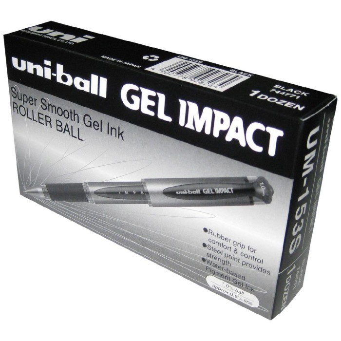 

Pulpen Uniball Gel Impact Um-153S 1.0 Mm - 1 Lusin Isi 12 Pcs