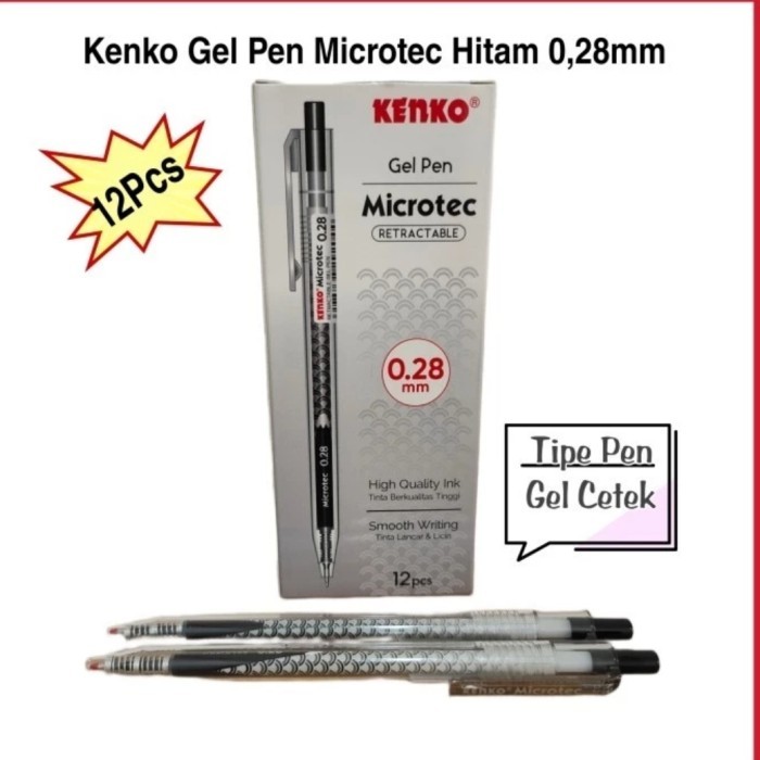 

Pulpen Kenko Gel Pen Microtec 0.28Mm