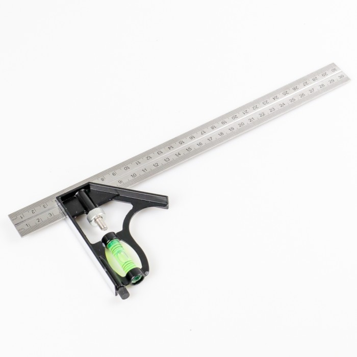 

Taffware Mistar Penggaris Siku Adjustable Angle Ruler Waterpass 305Mm - Zeast