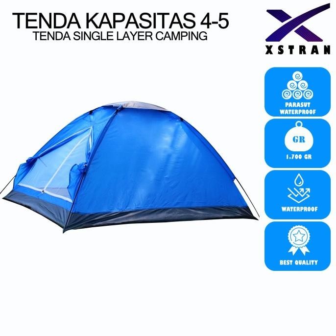 Tenda Camping 4-5 Person - Tenda 6-7Orang Kemping Outdoor-Tenda Terpal Leonimarimas