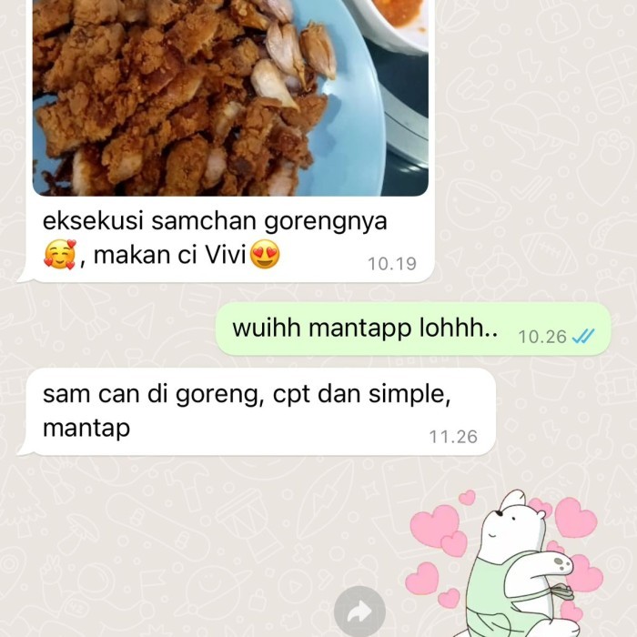 

SAMCAN GORENG READY TO EAT 500GR