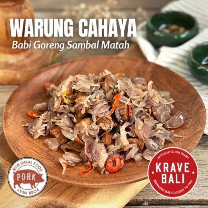 

BABI GORENG SAMBAL MATAH WARUNG CAHAYA - KRAVE BALI