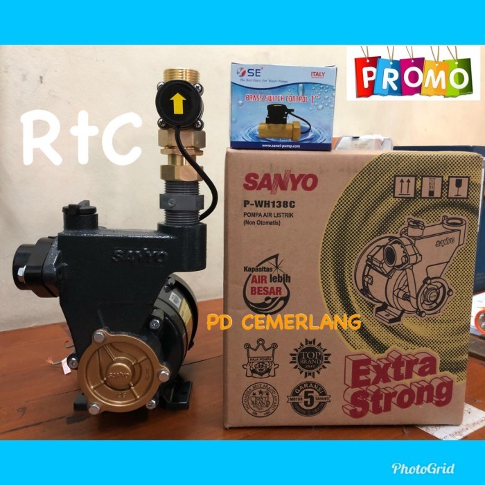Sanyo pendorong otomatis booster pendorong air toren sanyo shimizu