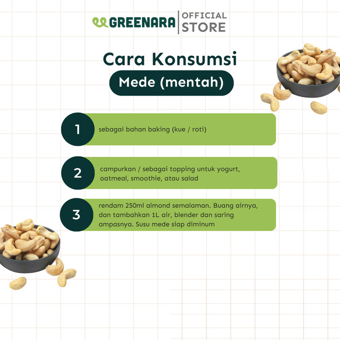 

KACANG MEDE MENTAH 500GR / RAW CASHEW