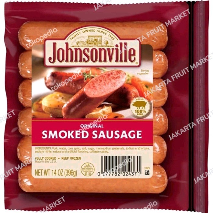 

(SOSIS) JOHNSONVILLE ORIGINAL SMOKED SAUSAGE 396GR (PORK) (GRAB/GOJEK)