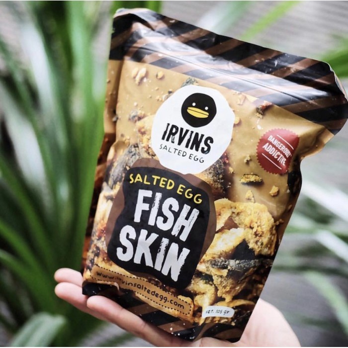 

[SMALL] IRVINS SALTED EGG POTATO CHIPS & FISH SKIN 105GRAM KECIL IRVIN