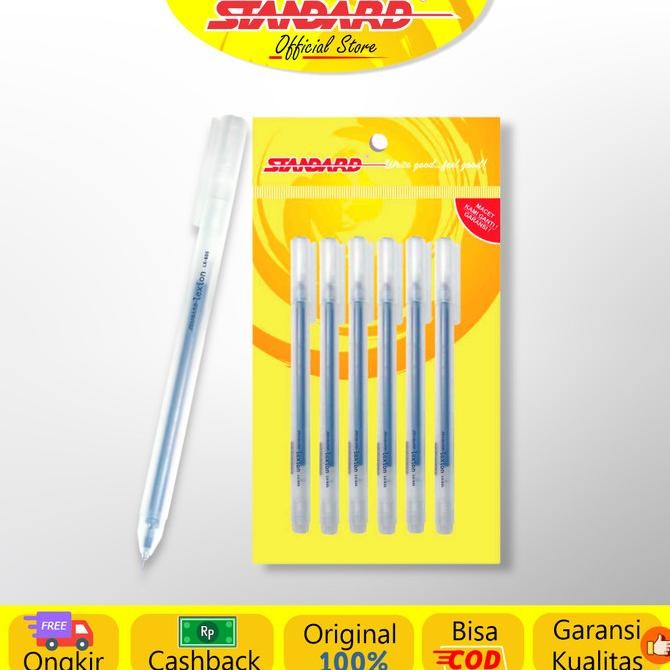 

STANDARD PEN LEXION LX-605 BLACK (GEL) ISI 12 PCS BPS