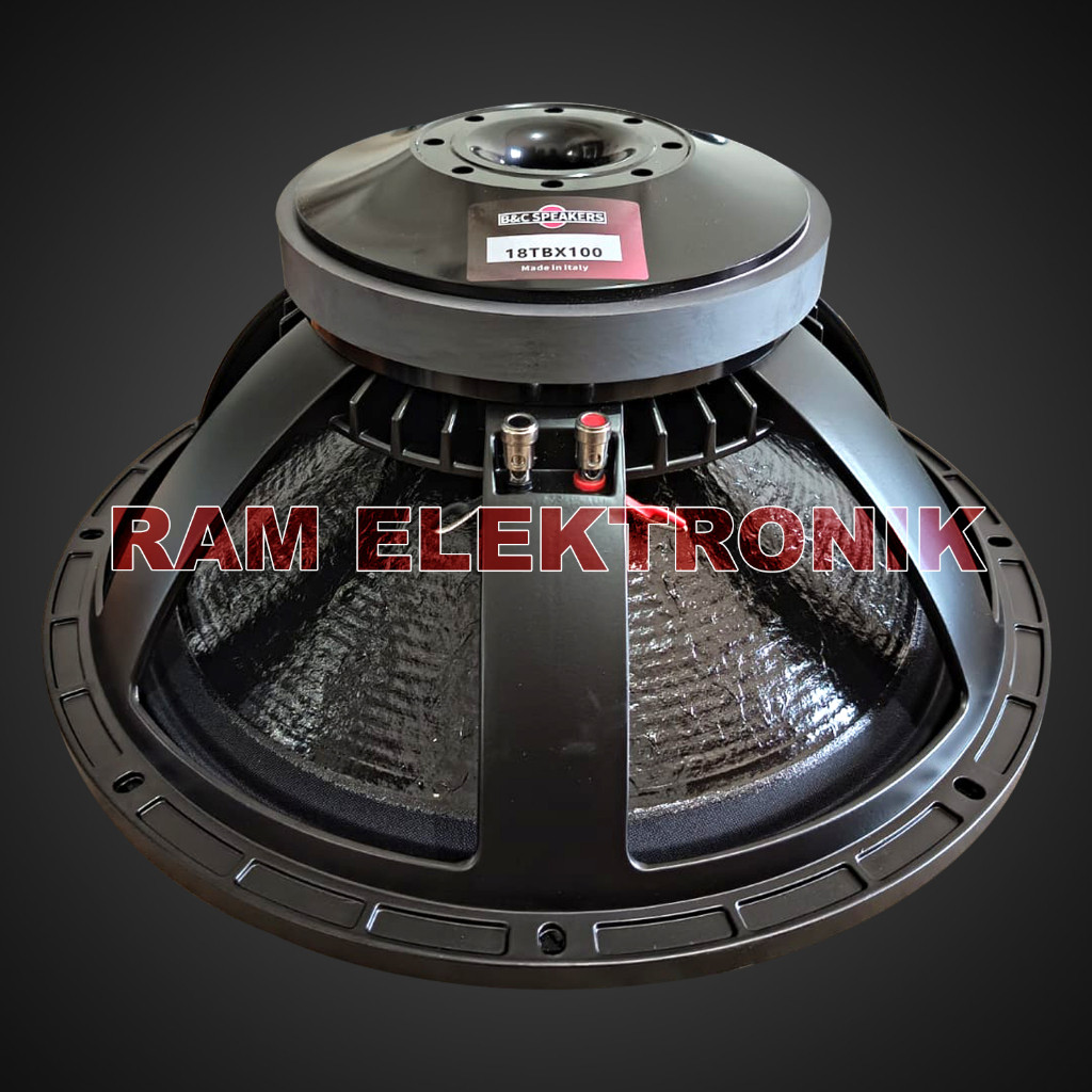 Komponen Speaker 18 Inch B&C 18TBX100 / 18 TBX 100 Grade A Super Premium