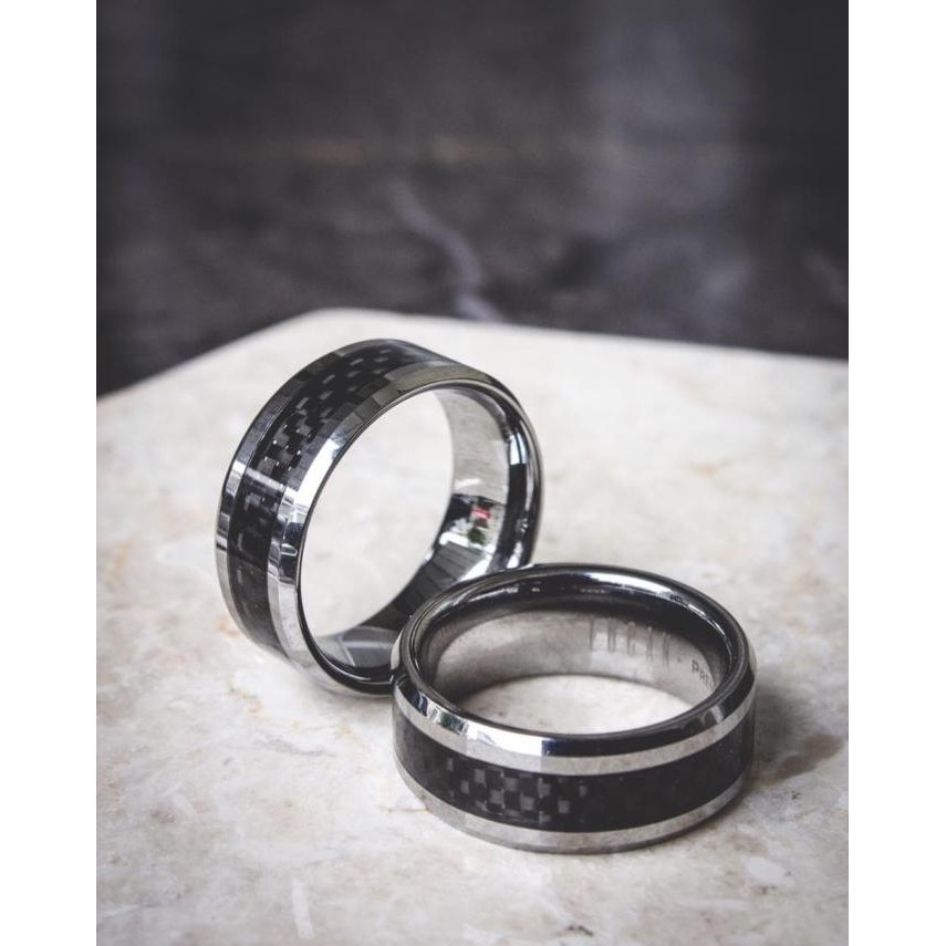Lucan Premium Ring / Cincin Cowok / Cincin Pria / Tungsten Premium