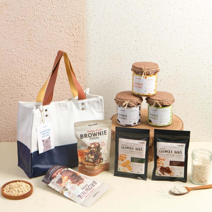 

HAMPERS / PARCEL / KADO - PREMIUM CANVAS BAG / TAS CANVAS - LUCKYBITE