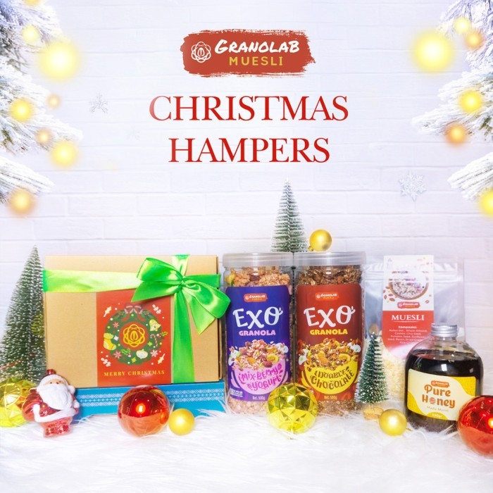 

HAMPERS NATAL GRANOLAB MUESLI CHRISTMAS HAMPERS PARCEL NATAL SEHAT