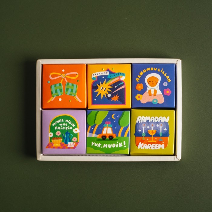 

HAMPERS LEBARAN COKLAT BOX 6 PCS - LETTER BOX - RAMADAN EDITION