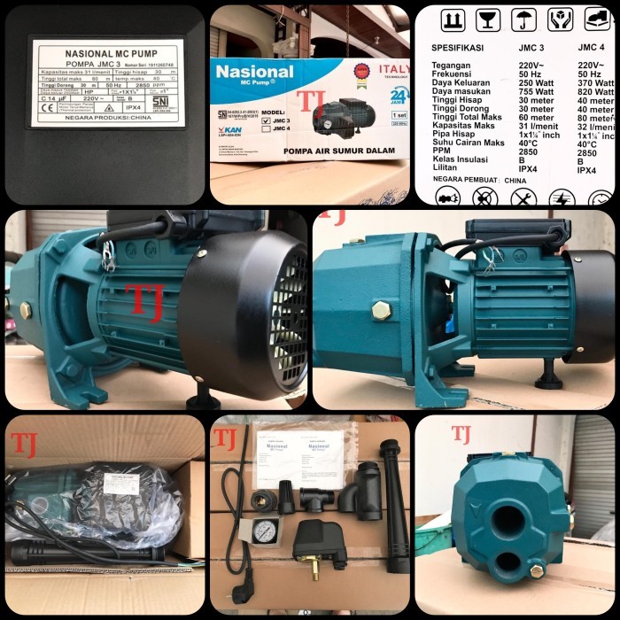 Pompa Air Listrik Jet Pump Nasional 255