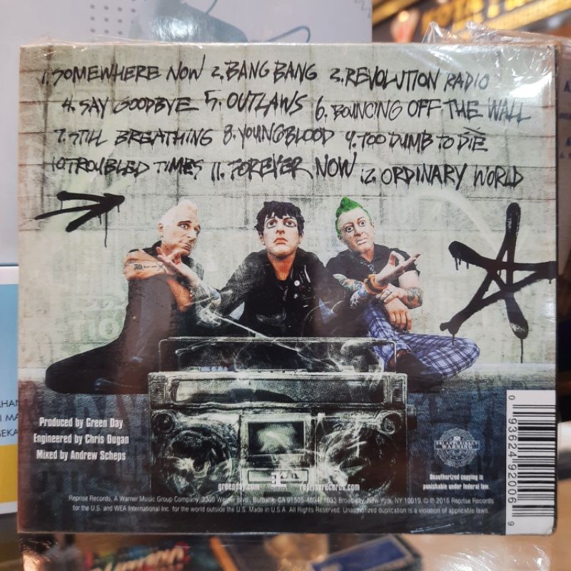CD. GREEN DAY REVOLUTION RADIO ORIGINAL