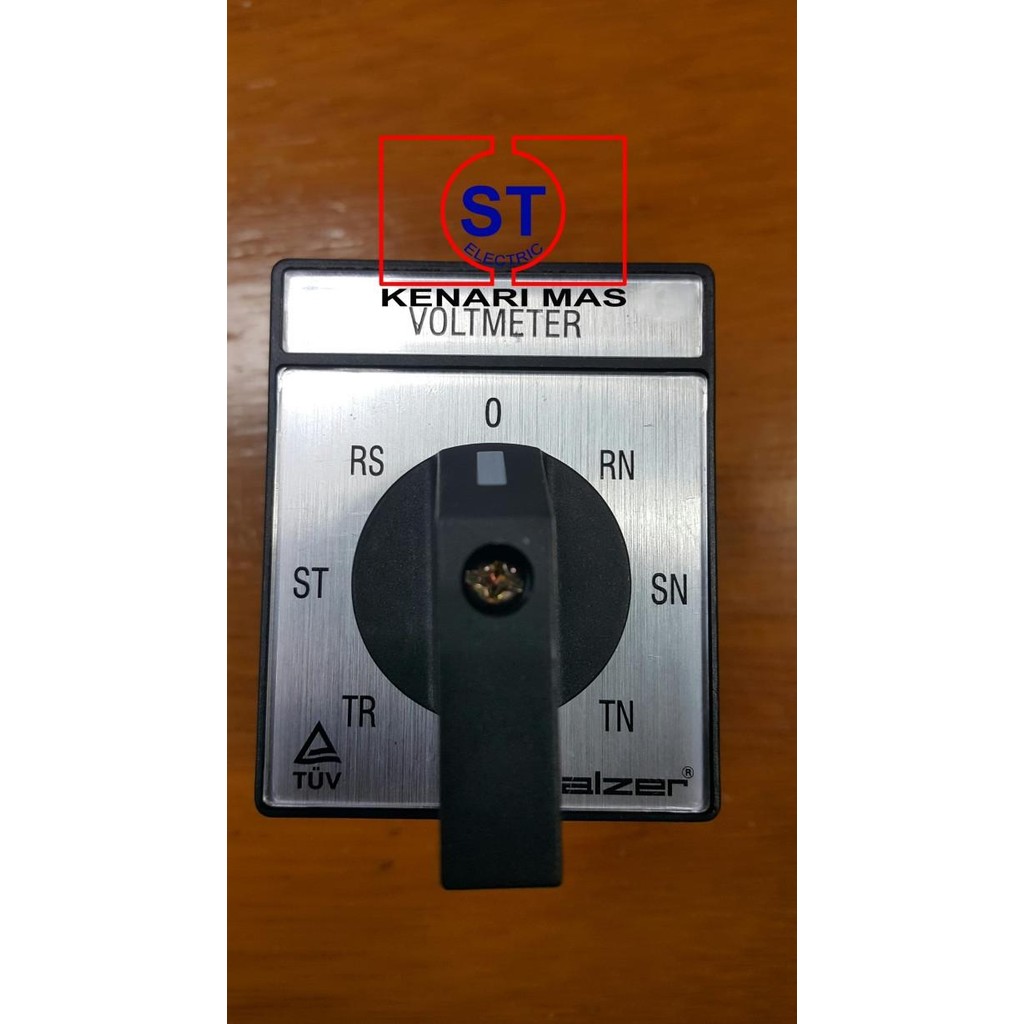 SELECTOR SWITCH / VOLT / SELECTOR VOLT SALZER SA16 7 POSISI ORIGINAL DAN TERPERCAYA