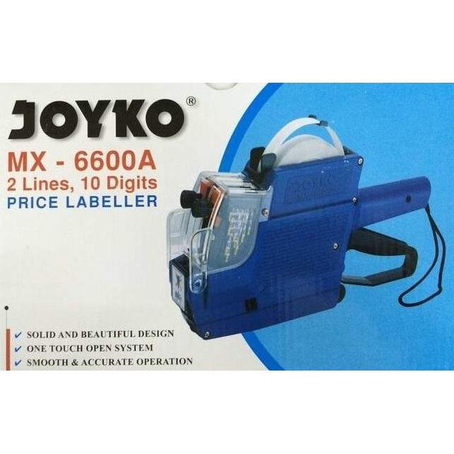 

Paket Joyko MX-6600A (huruf,angka) +Kertas +inkroll -Alat Label Harga