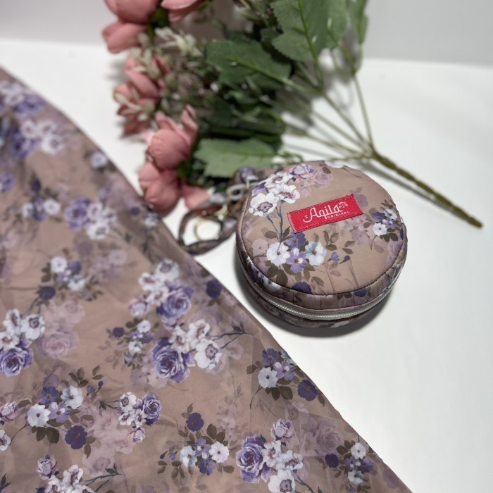 Minajshop Mukena Dewasa Traveling Mini Pouch Terkecil Mukena Terusan