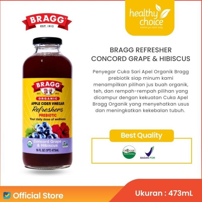

BRAGG ACV Refreshers Concord Grape & Hibiscus 473ml