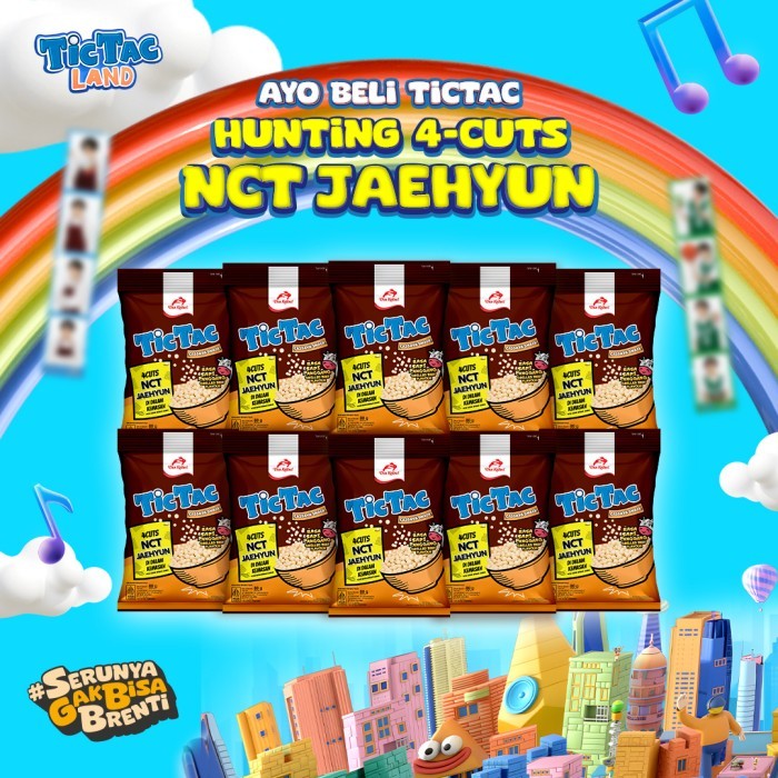 

SALE TERLARIS BUNDLING 10 PCS TICTAC SAPI PANGGANG NCT 4 CUTS READYY