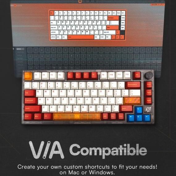 Rover84 75 Wirele Mechanical Eyboard By Pre Play