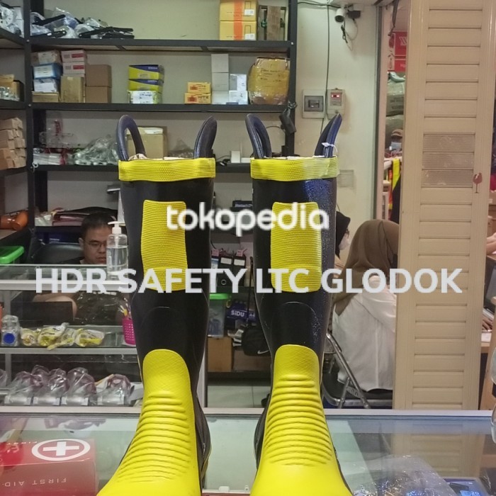 Sepatu Boot Pemadam Kebakaran Original Harvik PromoR010125E