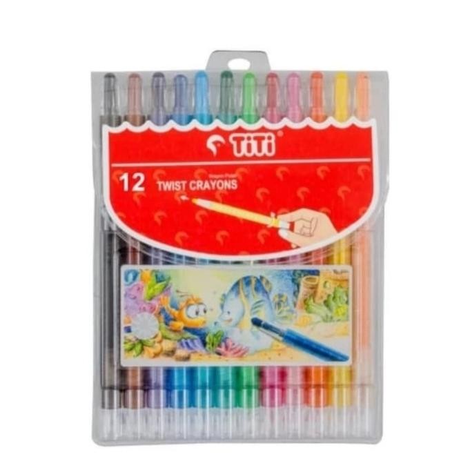 

MURAH CRAYON PUTAR ISI 12 WARNA MERK TITI