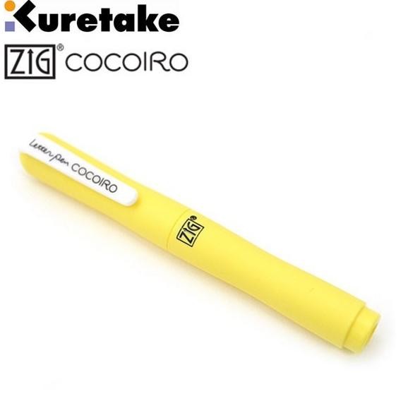 

HOT PROMO Kuretake Zig Letter Pen COCOIRO Pen Body - Lemon