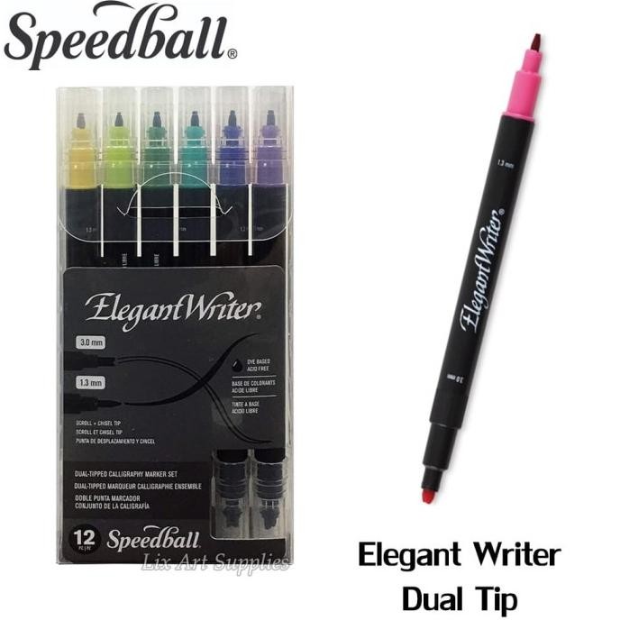 

SALE Speedball Elegant Writer Dual Tip Set 12