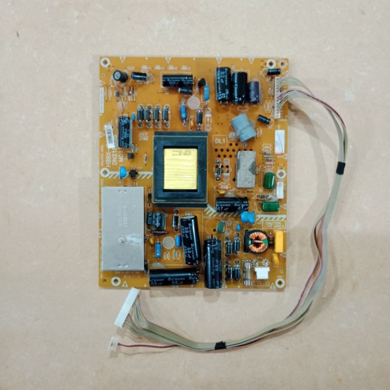 psu tv POLYTRON PLD 40D100 power supply regulator mesin tv led POLYTRON PLD 40D100